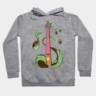 Pink and Mint String Violin Hoodie